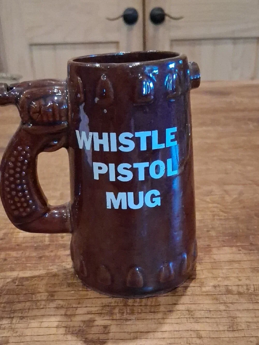 Mug with Pistol-Shaped Handle